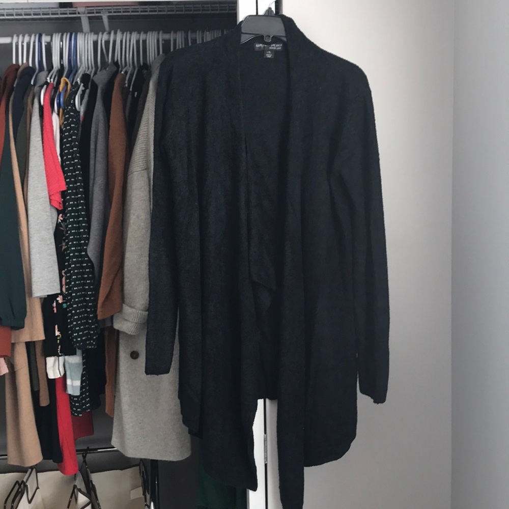 Barefoot Dreams Cozychic Black Cardi